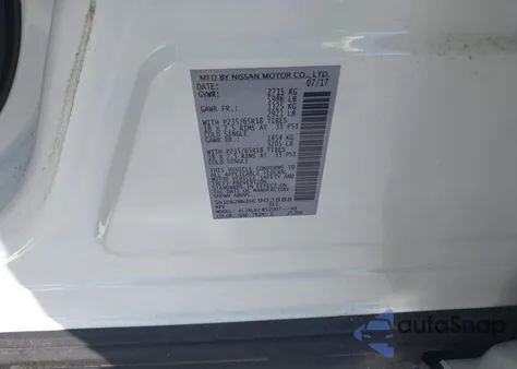 2017 Nissan Pathfinder S from USA, damaged, VIN 5N1DR2MN2HC902888